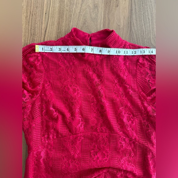 Maeve Open-Back Lace Mini Dress - Picture 12 of 14